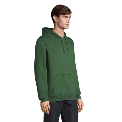 SNAKE - Bluza z kapturem SNAKE - Kolor Ciemno-Zielony