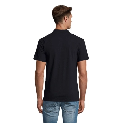 SPRING II - MEN Polo 210g - Kolor Granatowy