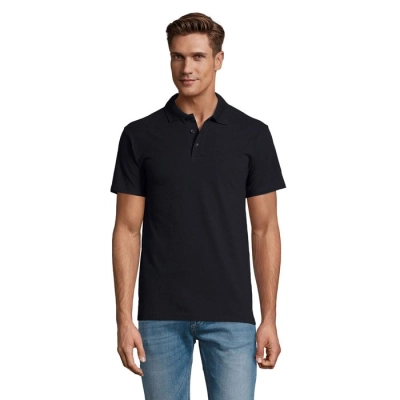 SPRING II - MEN Polo 210g - Kolor Granatowy