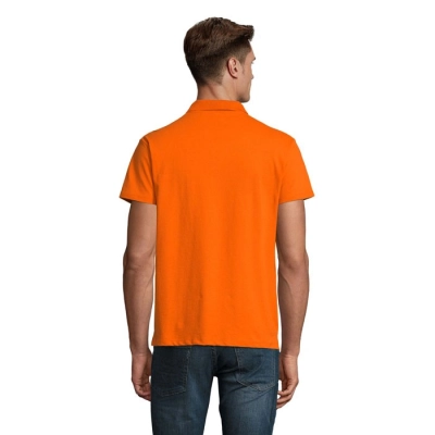 SPRING II - MEN Polo 210g - Kolor Pomaranczowy