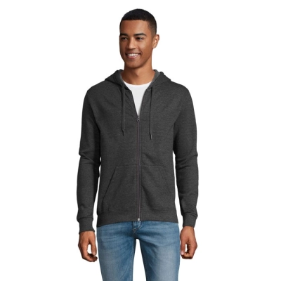 STONE - UNI HOODIE 260g - Kolor Charcoal Melange