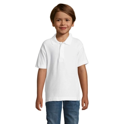 SUMMER II KIDS - Polo 170g - Kolor Bialy