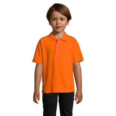 SUMMER II KIDS - Polo 170g - Kolor Pomaranczowy
