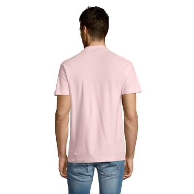SUMMER II - MEN polo 170g - Kolor Różowy