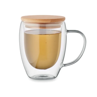 TIRAL Kubek z podwójną ścianką 300ml kolor przezroczysty