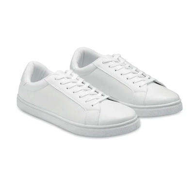 Trampki z PU 43 - BLANCOS - kolor biały