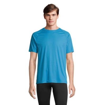 VORTEX - RAGLAN T-SHIRT - Kolor Aqua