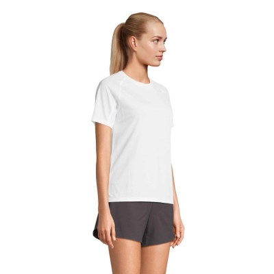 VORTEX WOMEN - RAGLAN T-SHIRT - Kolor Bialy