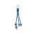 BLUE Kabel ładujący 4 w 1 typu C kolor niebieski