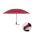 AGUMBE - 23″ wiatroodporny parasol - Kolor Burgund