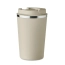 Dwuścienny kubek 350 ml - BRACE - kolor beżowy