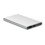 Power Bank 4000 mAh typ C kolor srebrny