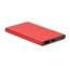 POWERFLAT C Power Bank 4000 mAh typ C kolor czerwony