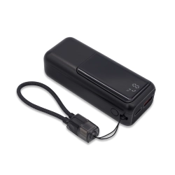 Power bank 10000 mAh 22,5W Flexipower, czarny