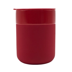Kubek ceramiczny Caldo 370 ml, czerwony