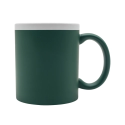 Kubek ceramiczny Velutti 350 ml, zielony