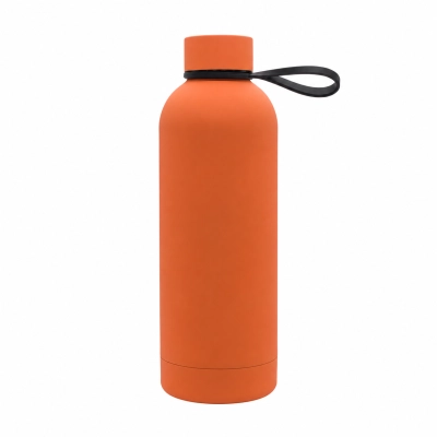 Butelka termiczna z uchwytem Mendoza Duo 500 ml, pomarańczowy