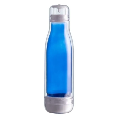Butelka szklana z osłoną Smart 520 ml - niebieski