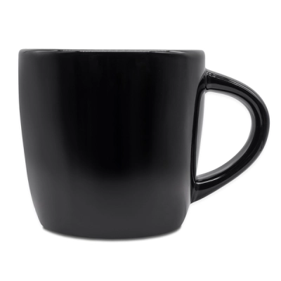 Kubek ceramiczny Arona 320 ml, czarny