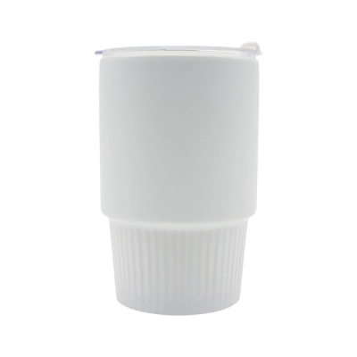 Kubek ceramiczny Azzurro 440 ml, biały