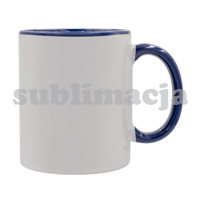 Kubek z powłoką sublimacyjną Gaeta 330 ml, granatowy