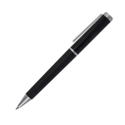 Zestaw upominkowy notes z długopisem Lovini, czarny