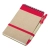 Notes eco 90x140/70k gładki z długopisem  - czerwony