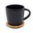 Kubek ceramiczny Arona 320 ml, czarny