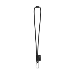 75091. SET Lanyard NAUTIC Long (Ø 7 mm) z karabińczykiem w kształcie litery D o długości 55 mm i zapięciem zabezpieczającym o średnicy 7 mm