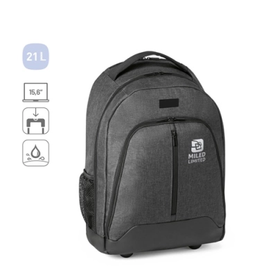 EINDHOVEN. Plecak na kółkach na laptopa 15.6'' z 600D