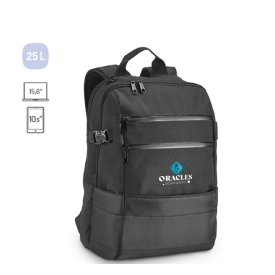 ZIPPERS BPACK. Plecak na laptopa 15.6'' z żakardu 840D i 300D