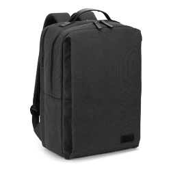 GLASGOW. Plecak na laptopa (17") wykonany z poliestru o wysokiej gęstości 600D pochodzącego z recyklingu (20 l)