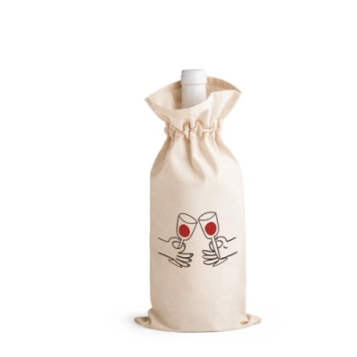JEROME. Torba na butelkę, 100% bawełna (180 g/m²)