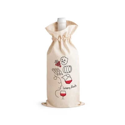 JEROME. Torba na butelkę, 100% bawełna (180 g/m²)