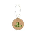LABEL ROUND. Okrągła etykieta wykonana w 100% z papieru pochodzącego z recyklingu (700 g/m²)