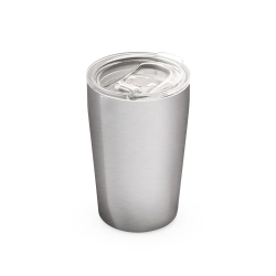 SLIDER. Kubek podróżny ze stali nierdzewnej 380 ml