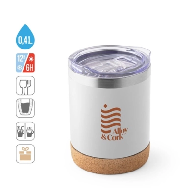 SOLBERG TUMBLER. Kubek podróżny ze stali nierdzewnej 400 ml