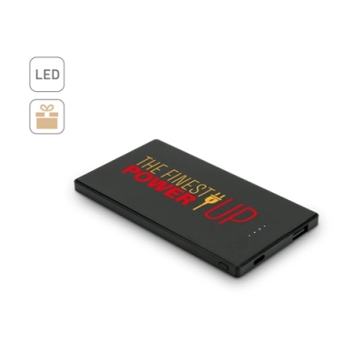 DENNING. Smukły power bank ze stali nierdzewnej o pojemności 5000 mAh
