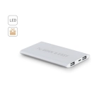 NOBEL. Power bank 7.200 mAh z aluminium pochodzącego z recyklingu (100% z rAL)